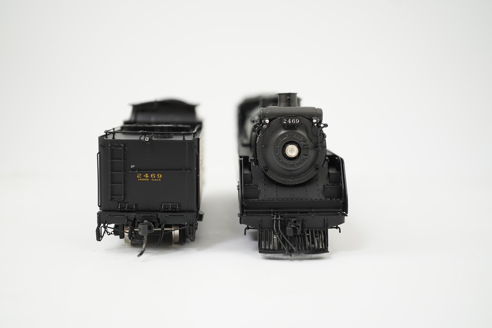 A boxed HO gauge Division Point model of Canadian Pacific Railway G-3j, 2469, 4-6-2 locomotive with bogie tender, powered for two rail operation.